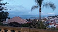 Panorama View of Funchal from our balcony.