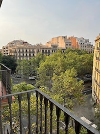 View from our balcony.