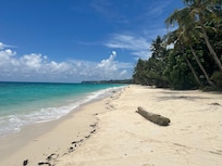 This is how busy this strip of the beach is.