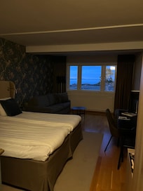 The room