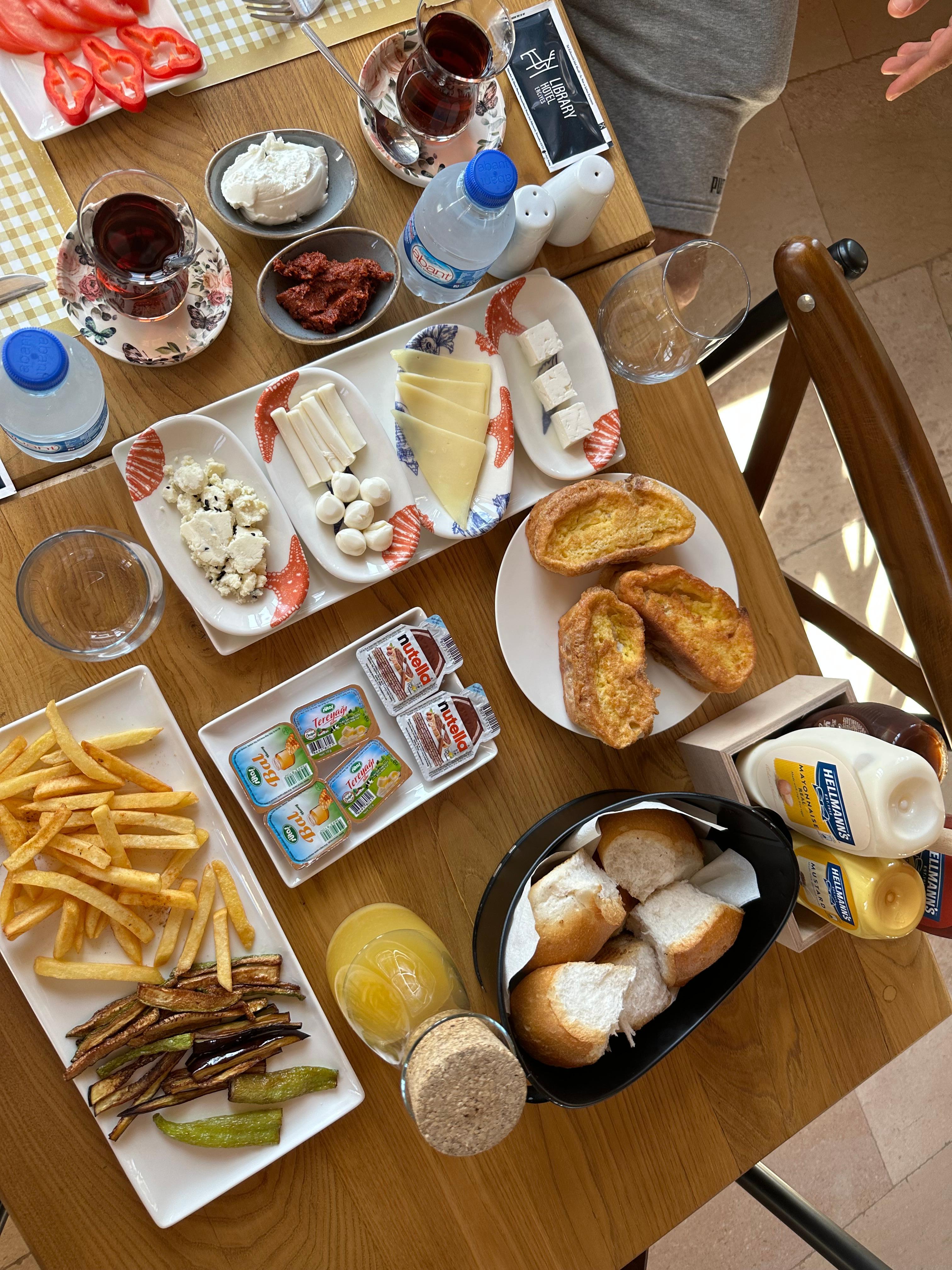 Breakfast spread 