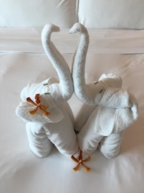 Deko aus BadetĂŒcheren