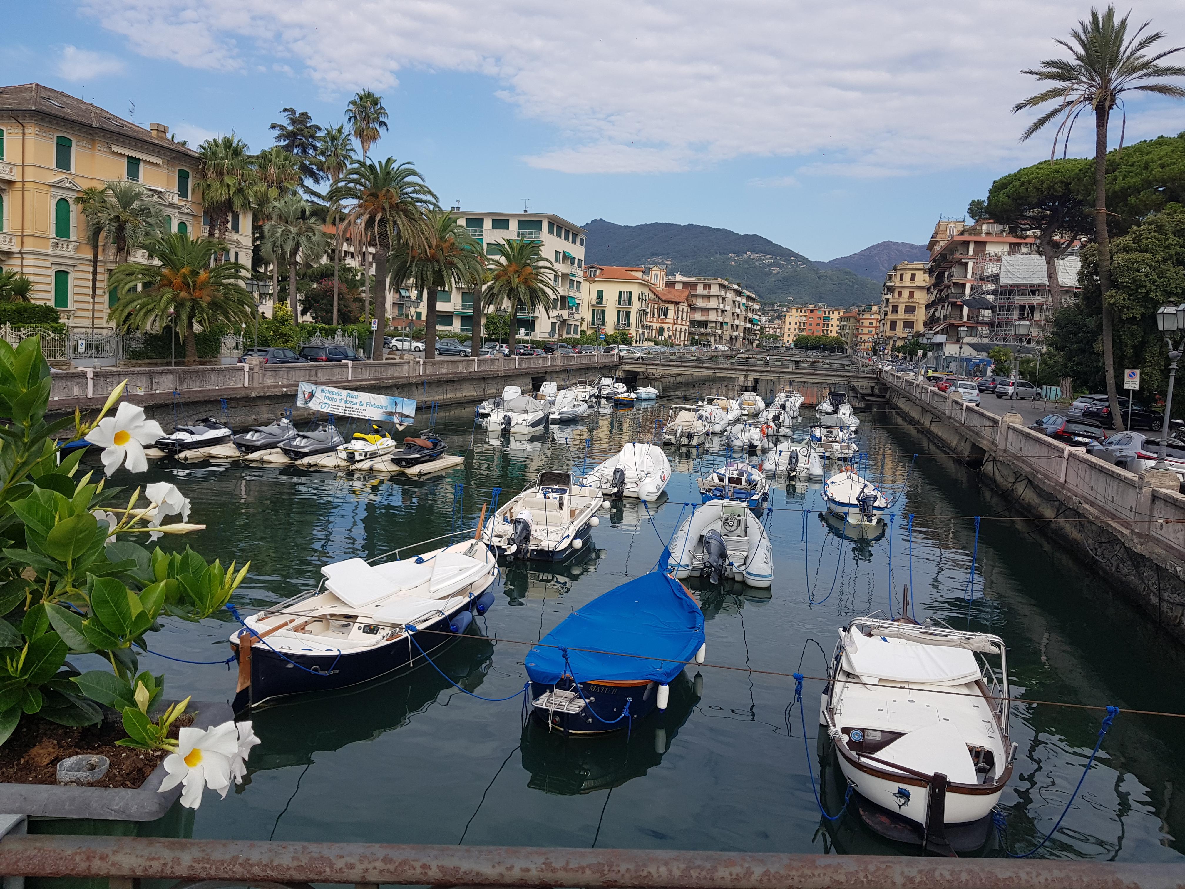 Rapallo vue du port