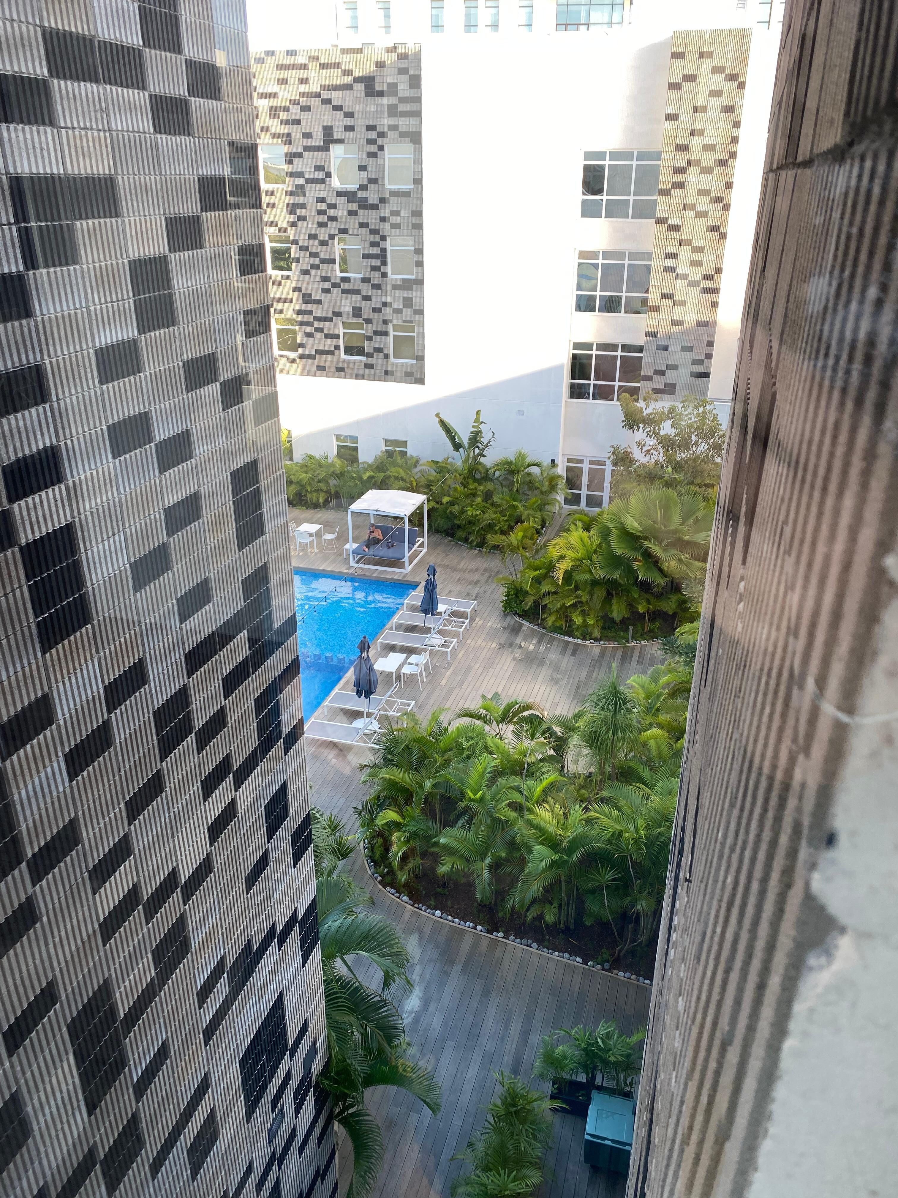 Pool courtyard