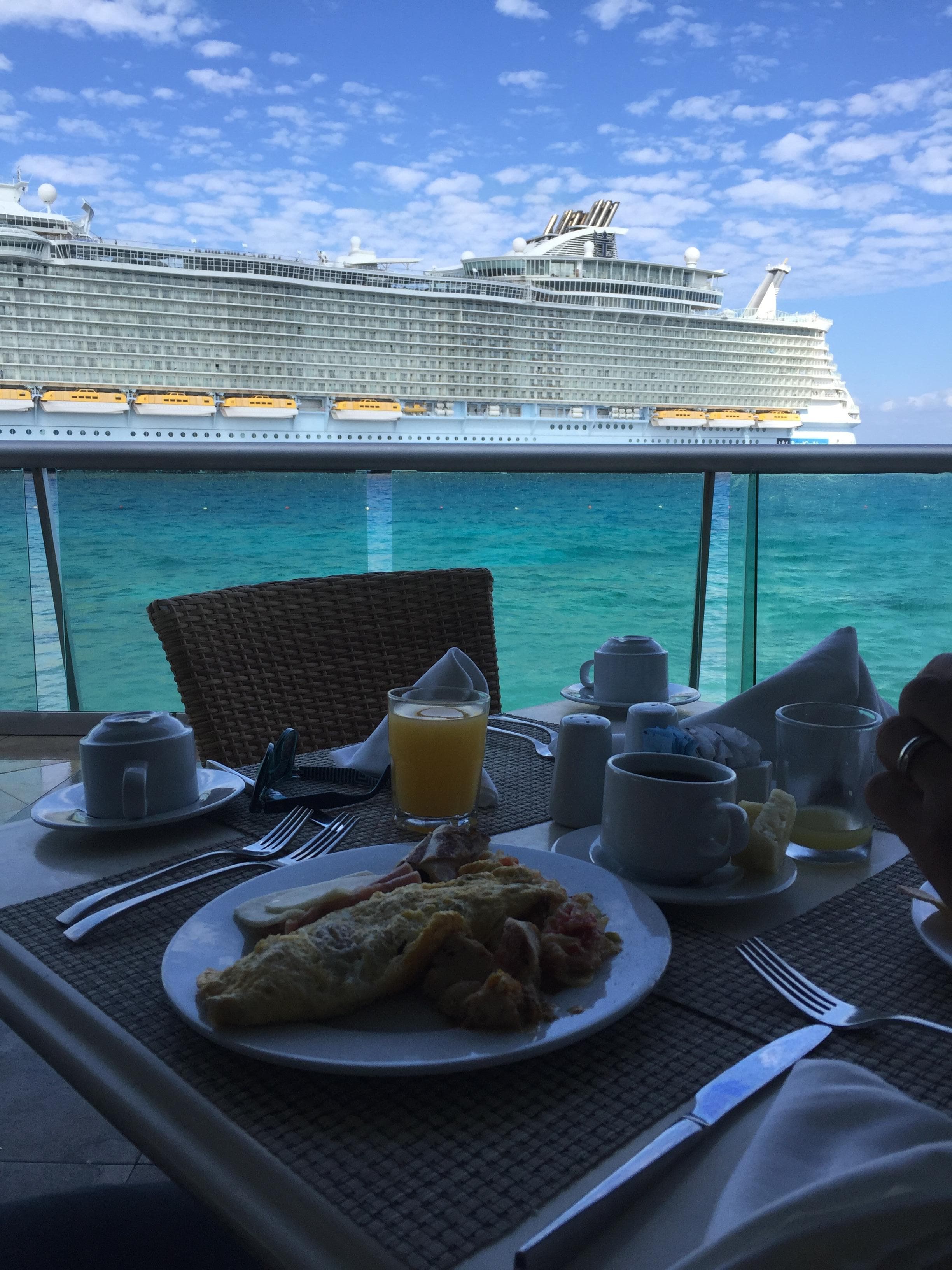 Breakfast with a view