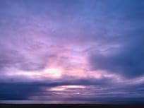 Coucher de soleil depuis la chambre
