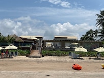 Hotel visto da praia