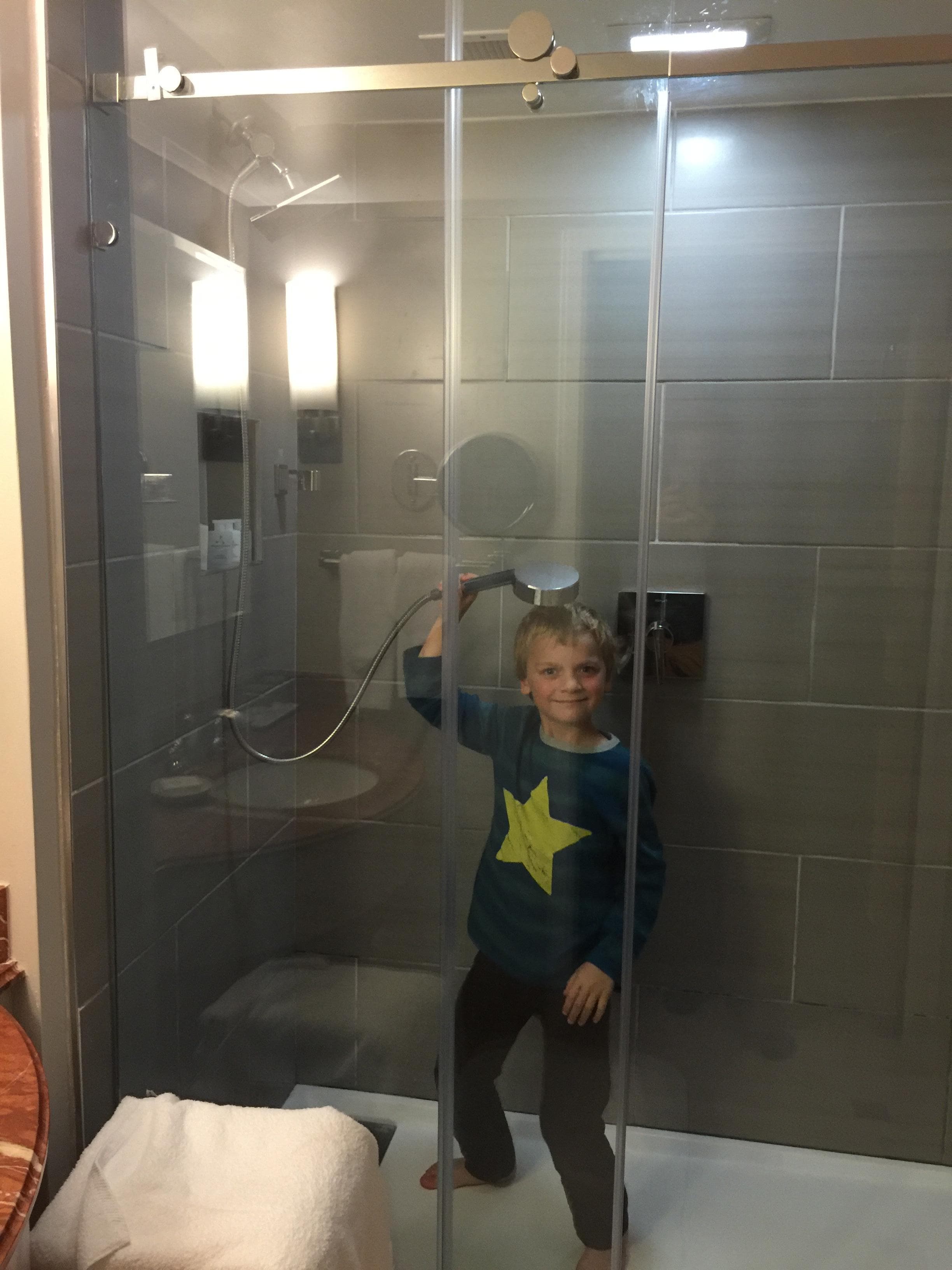 Great shower!