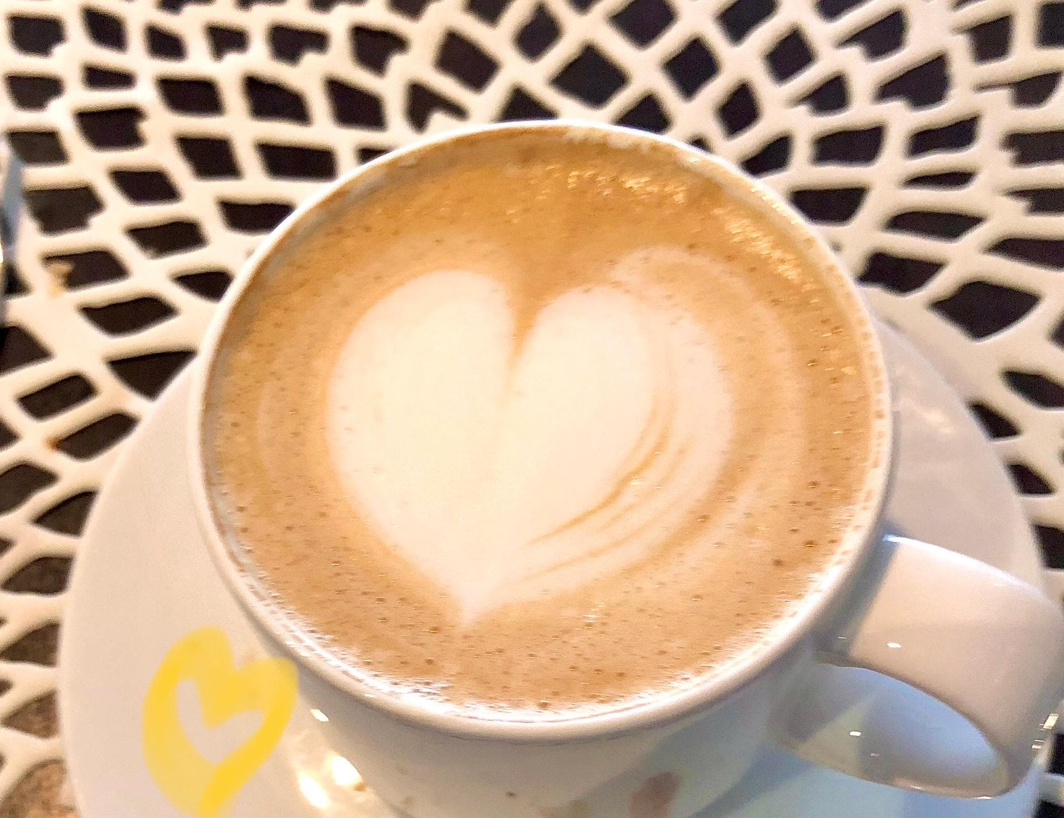 Cappuccino préparé par le personnel😋😍