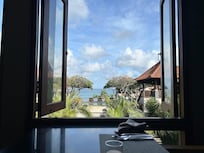 Aussicht Restaurant zum Pool