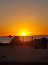 Beautiful sunset right across from condo