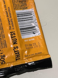 Out of date peanuts