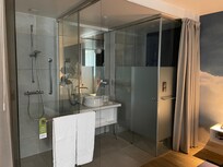 Toilet and shower area
