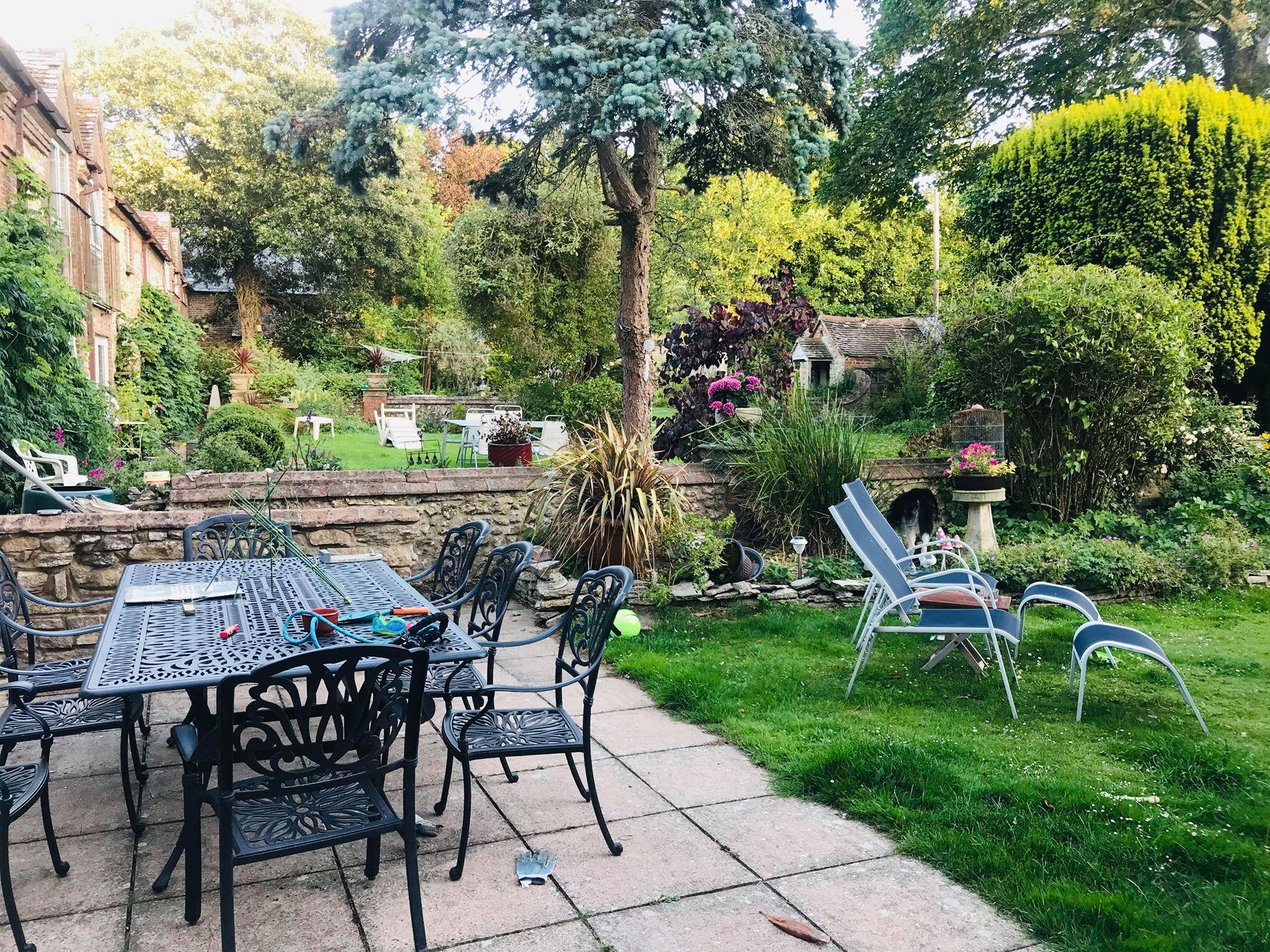 Private enclosed garden that my dog loved running around in