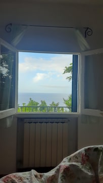 Aussicht aus dem Schlafzimmer