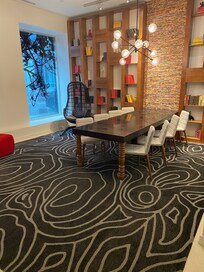 Nice lounge by the reception.