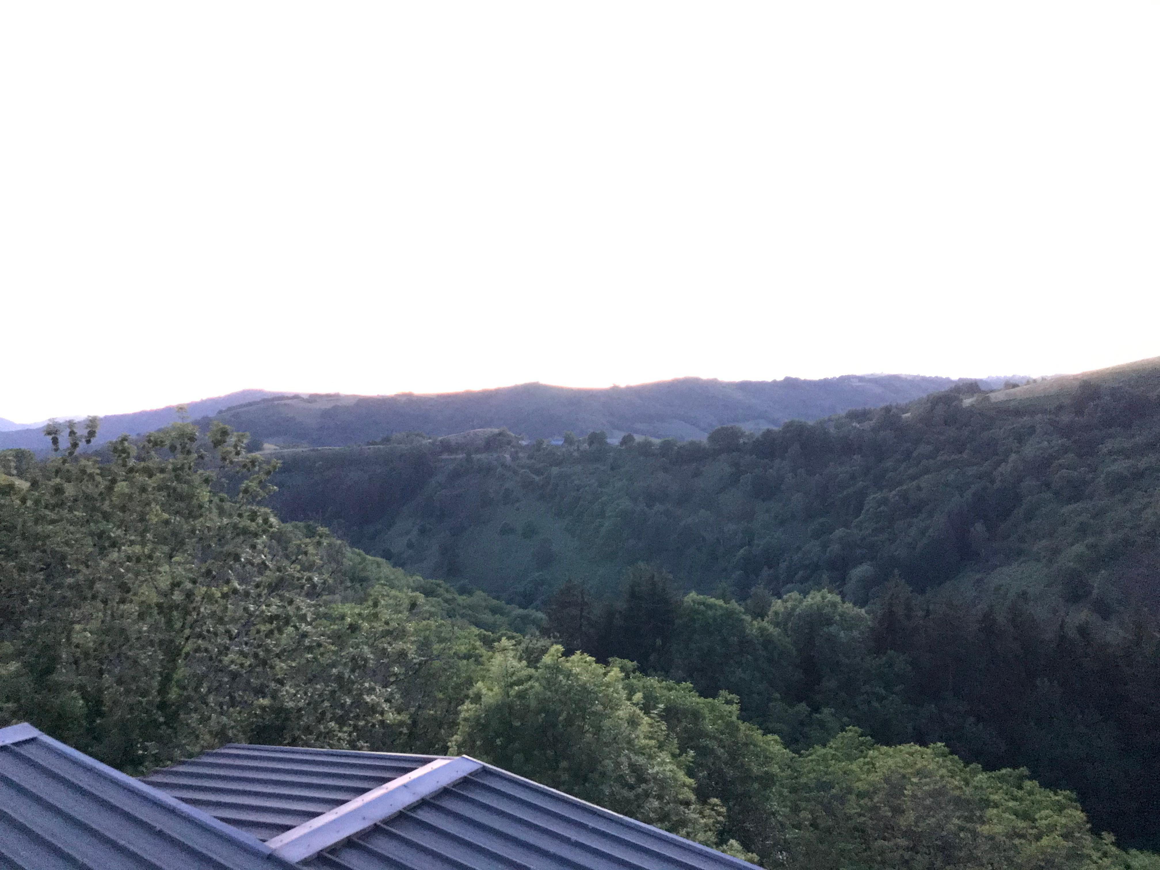 Vue de la chambre avec terrasse