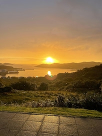 Amazing sunset over the loch