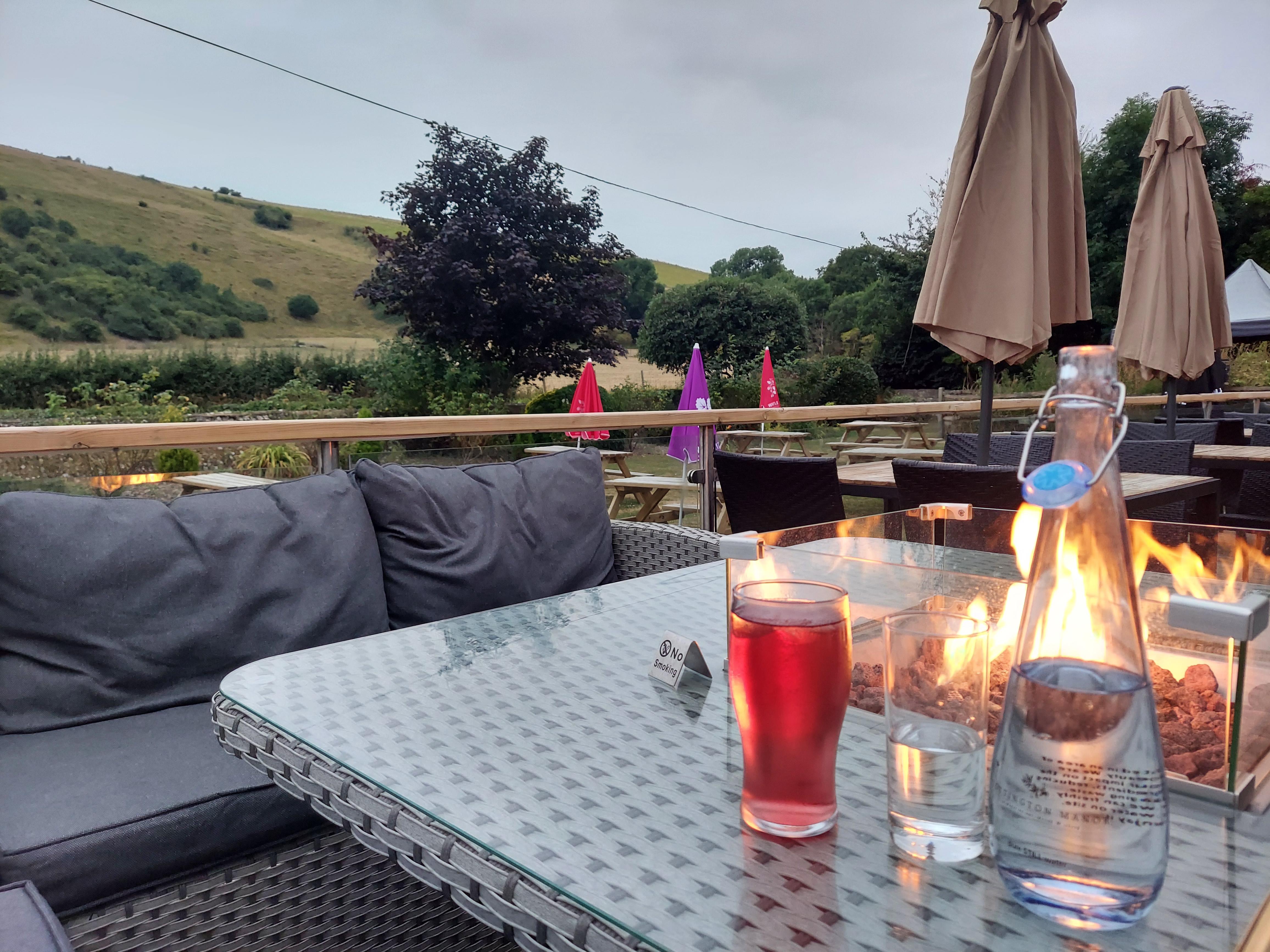 Restaurant patio 