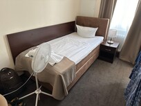 Bed was quite nice, not too hard, not too soft.