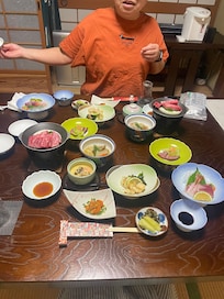 夕食の一部