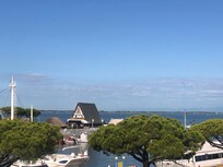 Blick vom Balkon