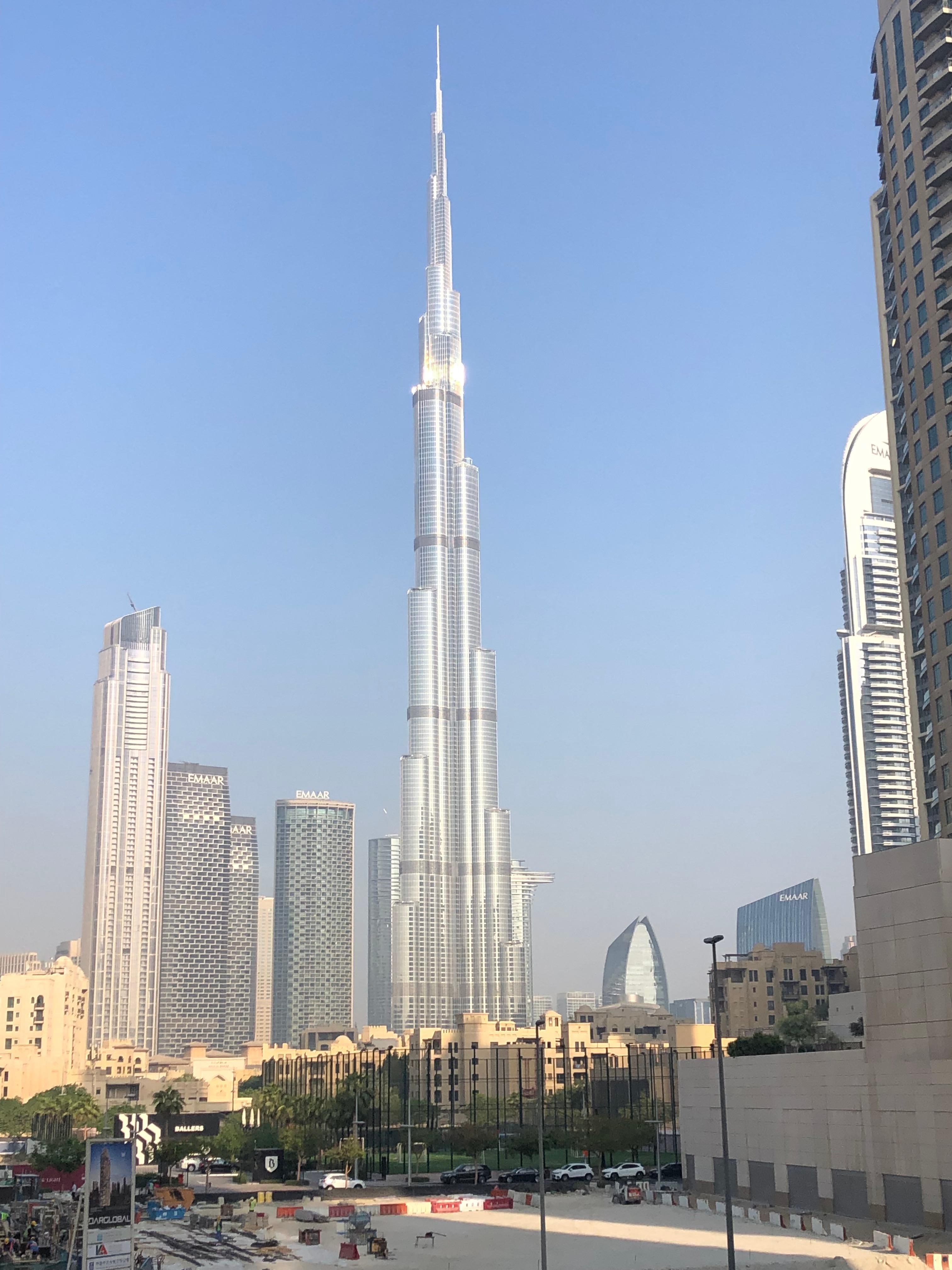 Burj Khalifa right out front. 