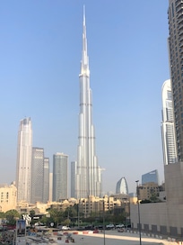 Burj Khalifa right out front.