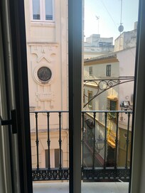 Uitzicht vanaf balkon