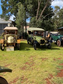 Pioneer Park vintage car display