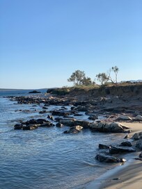 Silent beach near the apartment