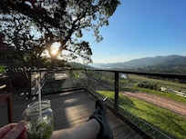 View from patio bar area