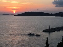 Sunset from our balcony