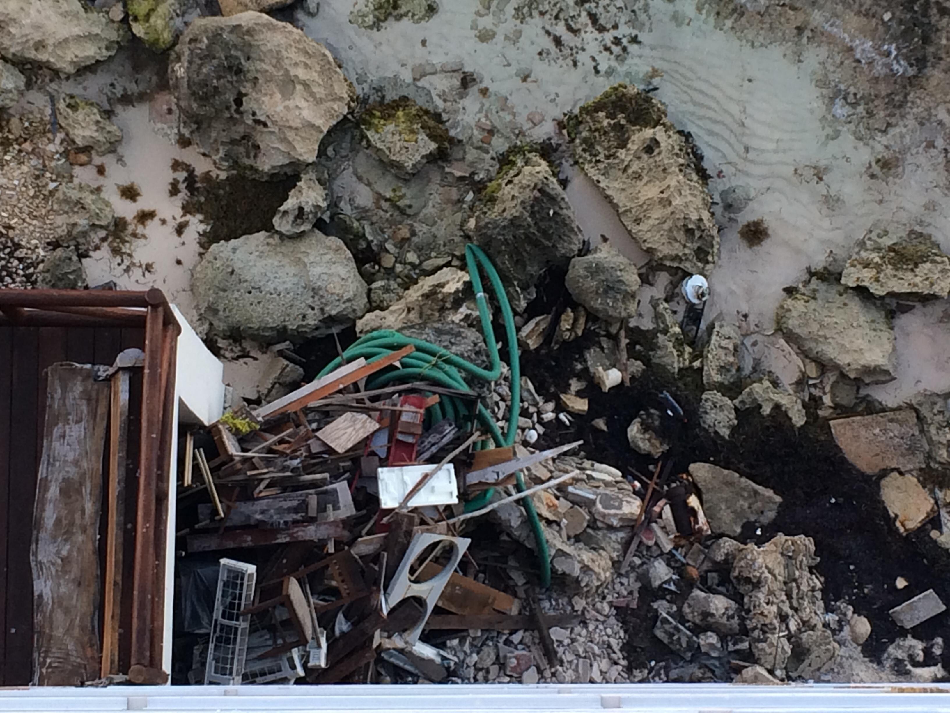 View below room. Not good.