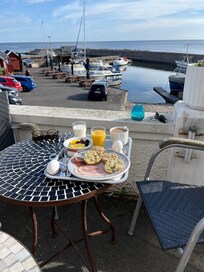 Morgenmad med dejlig udsigt👍