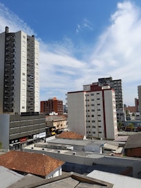 Vista da janela do quarto em que ficamos.