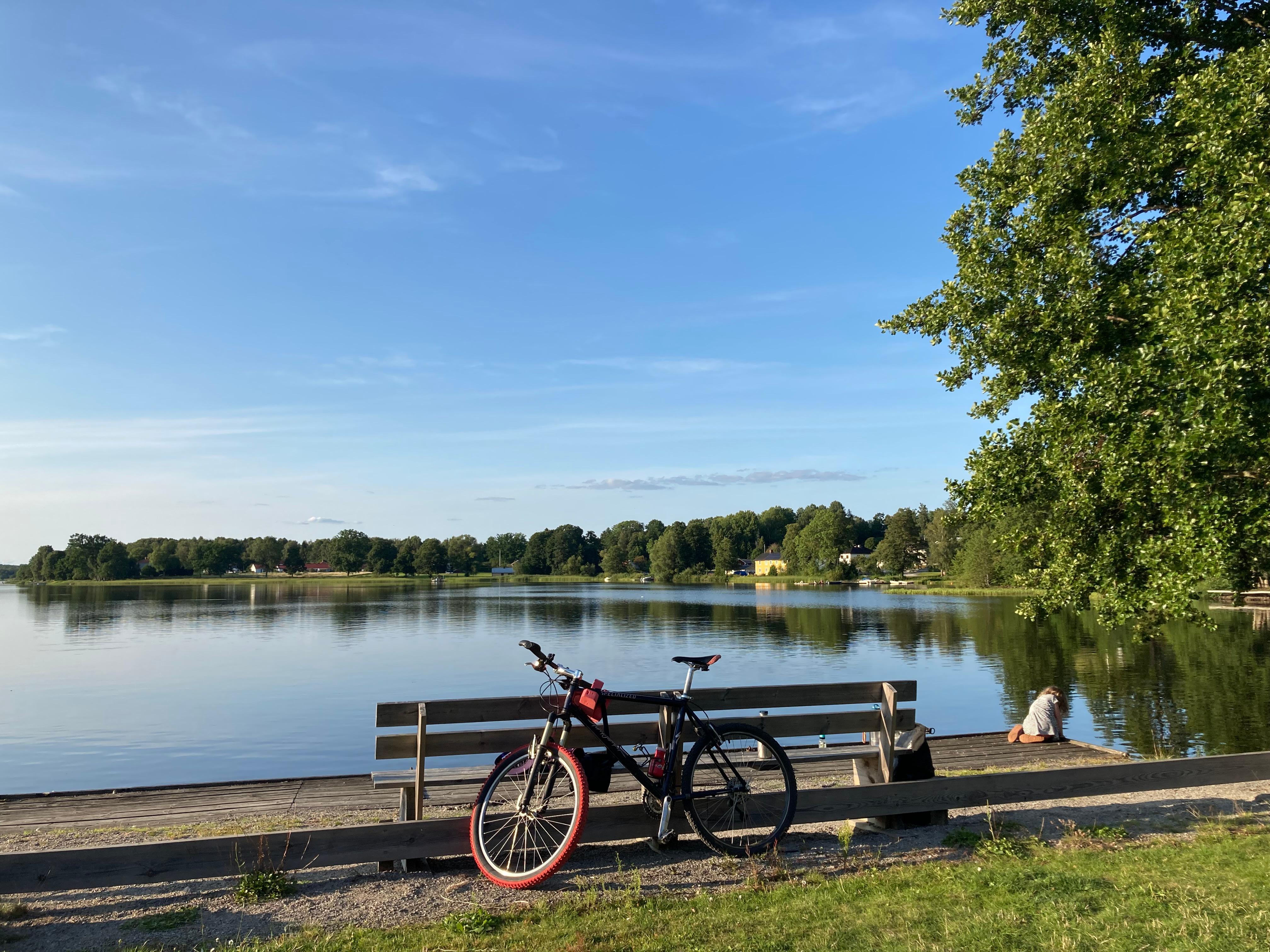 Utsikt över sjön i närheten