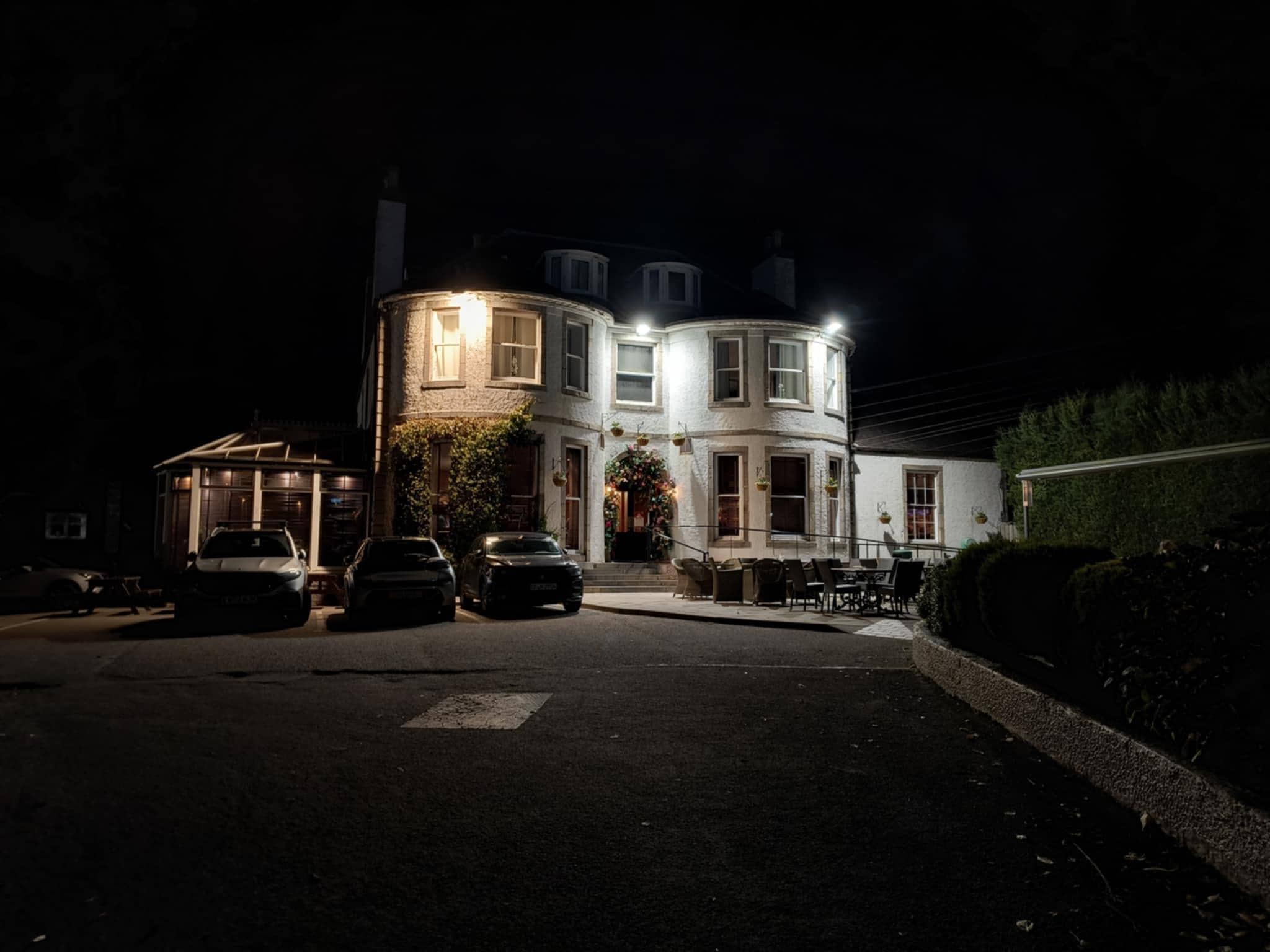 The hotel, front side 