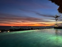 Great sunset views from the pool