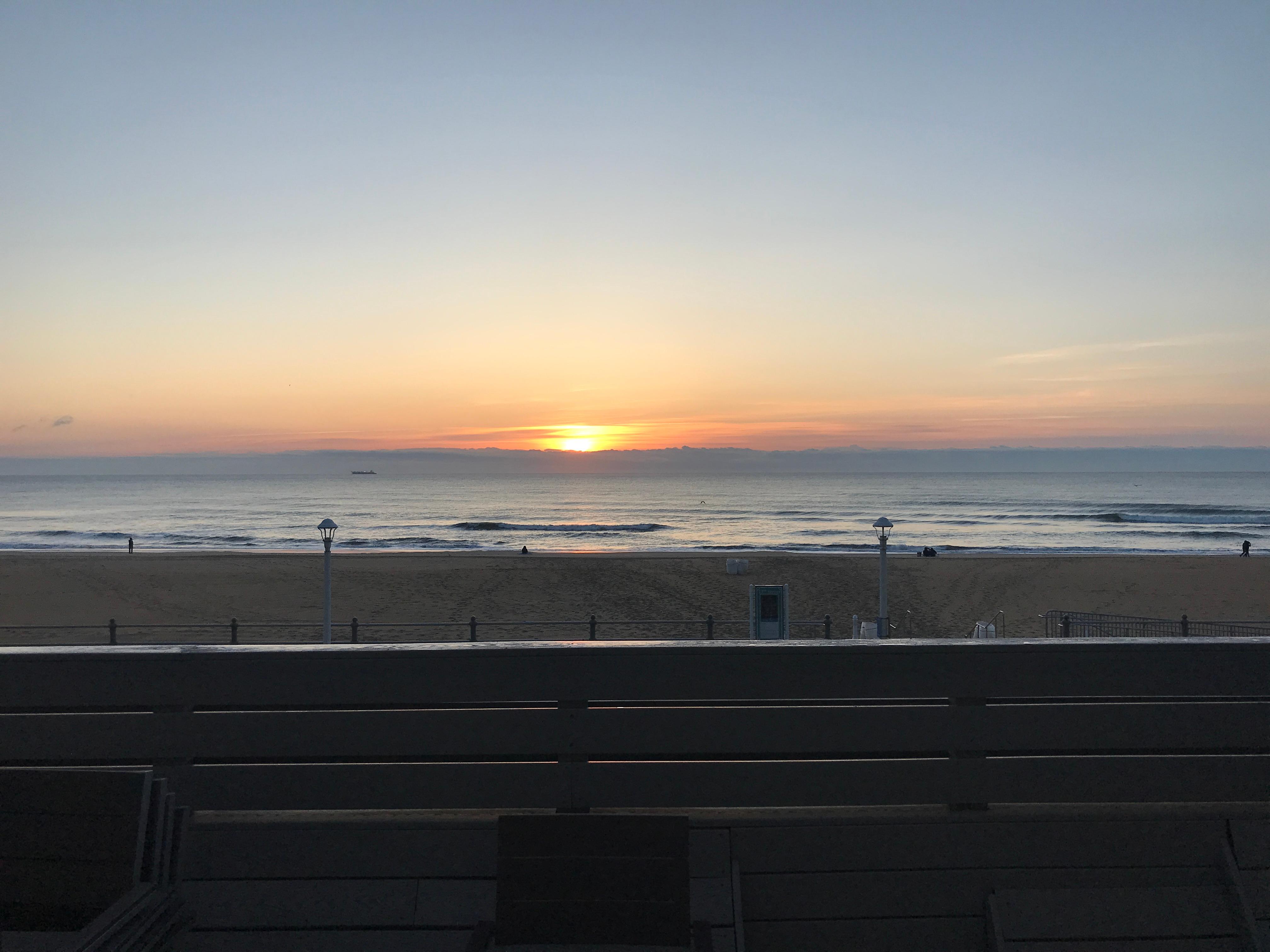 Sunrise from our room balcony