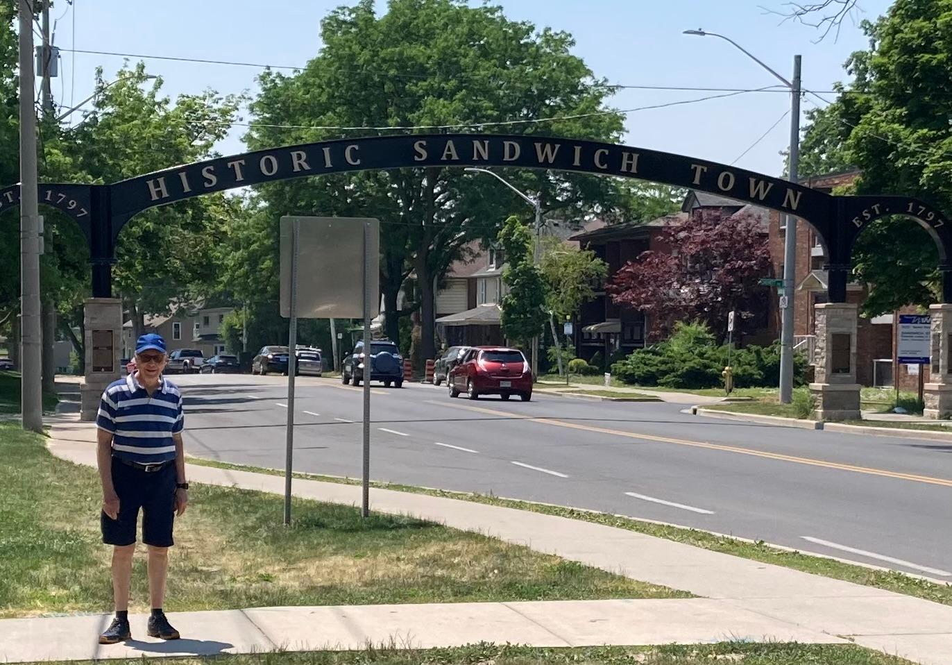 Entrance to the old town of Sandwich - just up the street from the hotel.