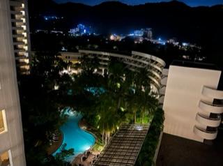 Gardon pool No. 1 & No. 2 at night