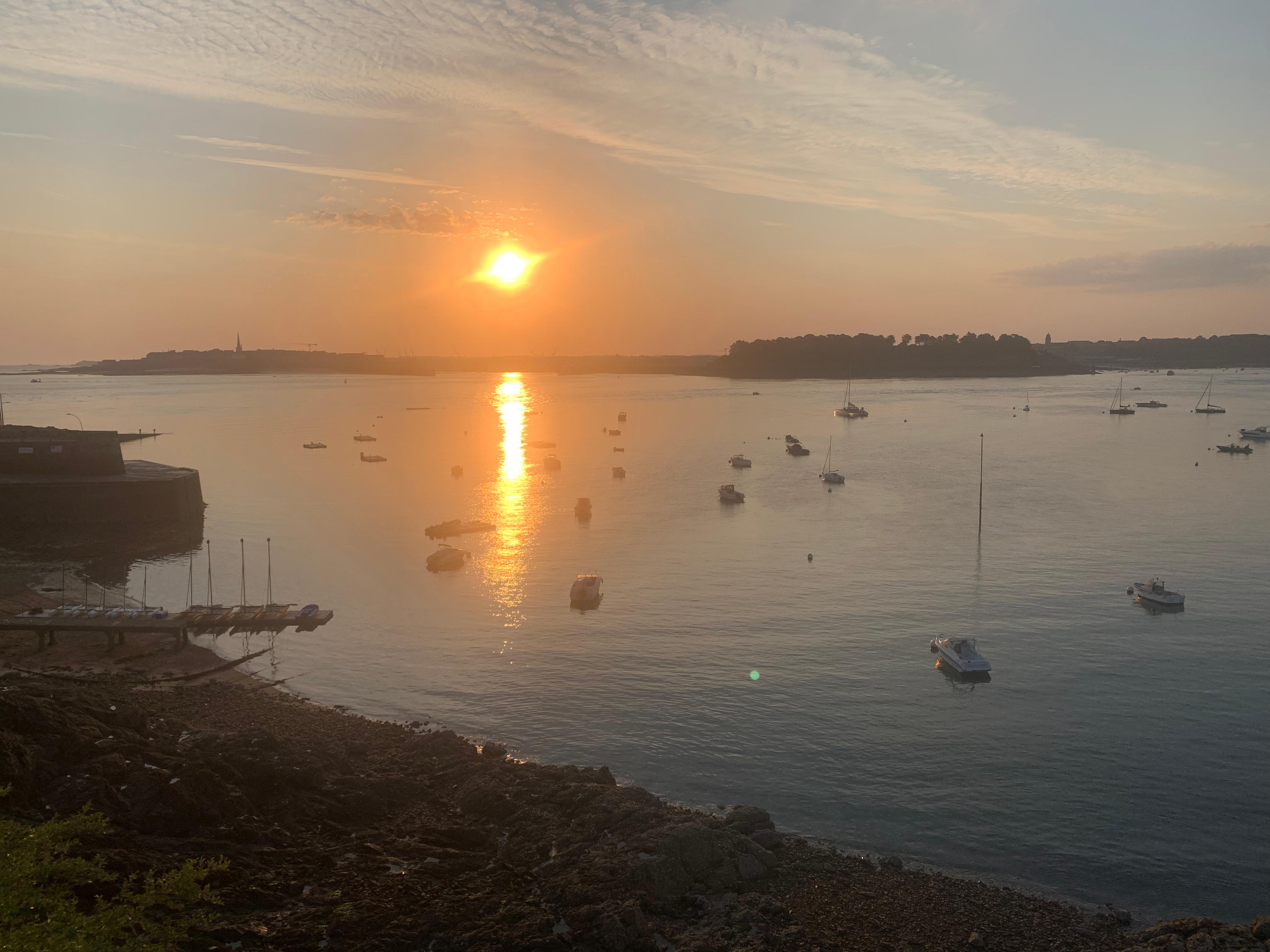 Saint Malo : impression soleil levant