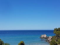 View from the balcony in our room