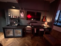 Spacious room with great minibar