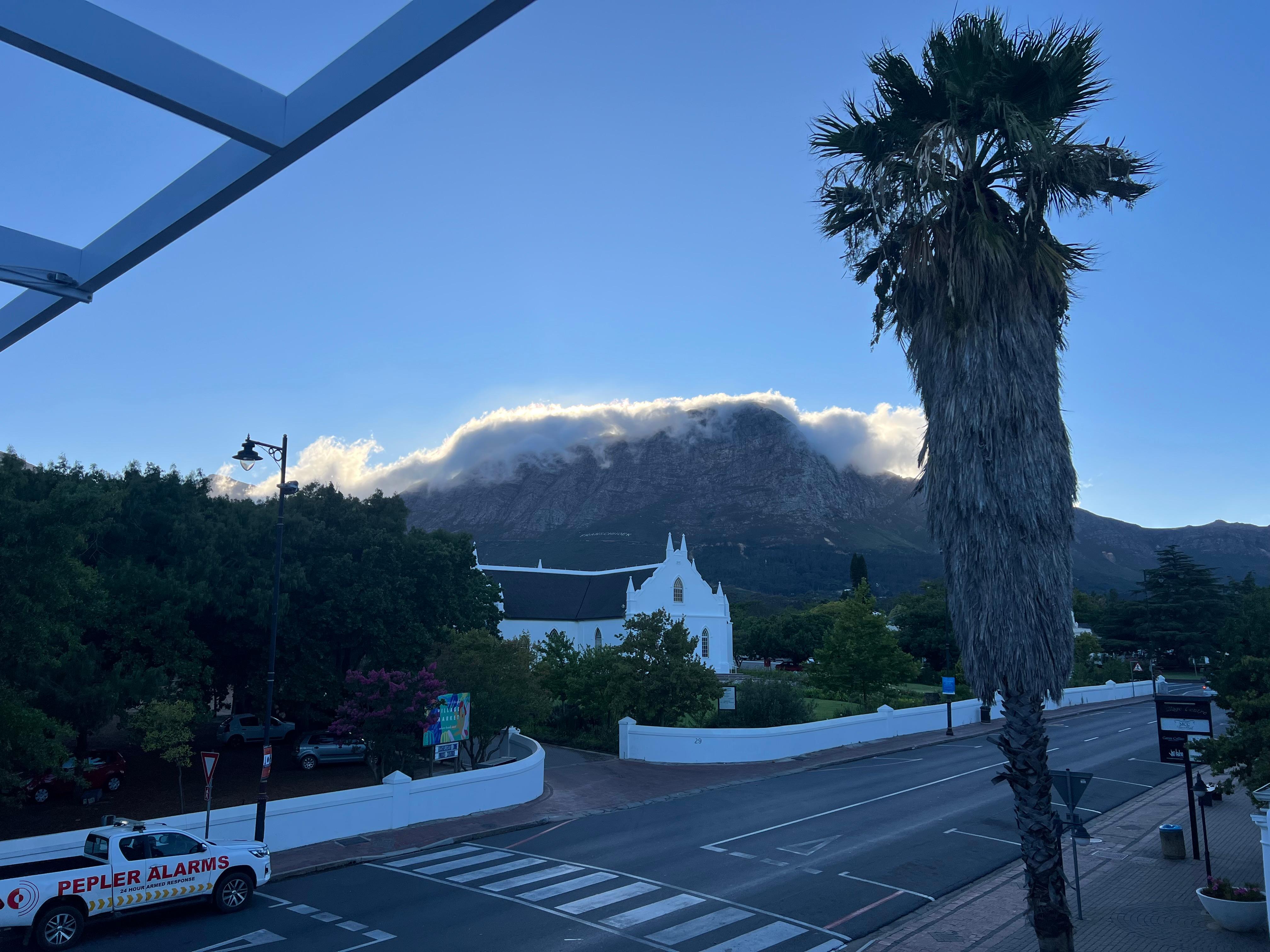 View from the apartment balcony 