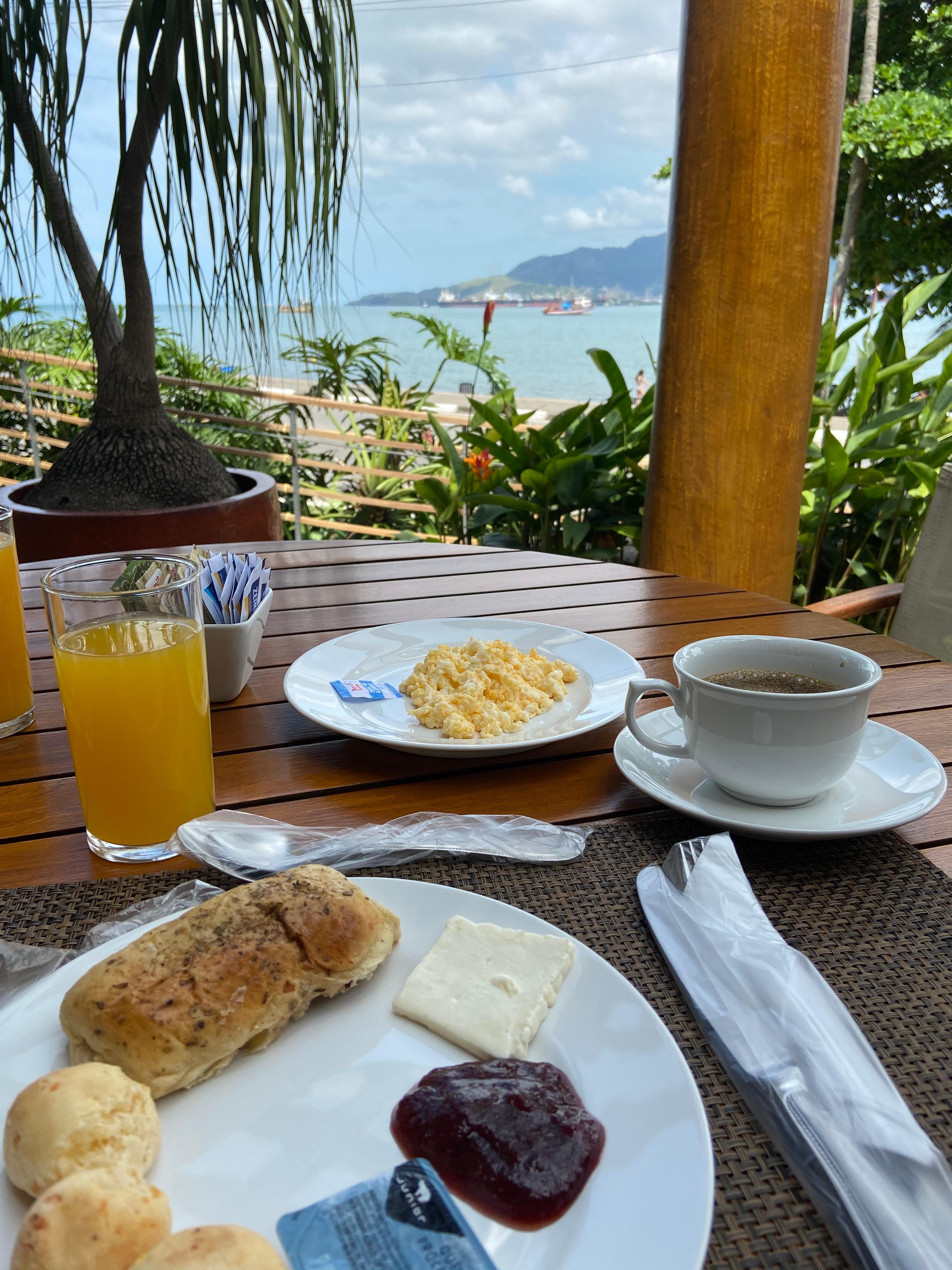 Café da manhã área VIP