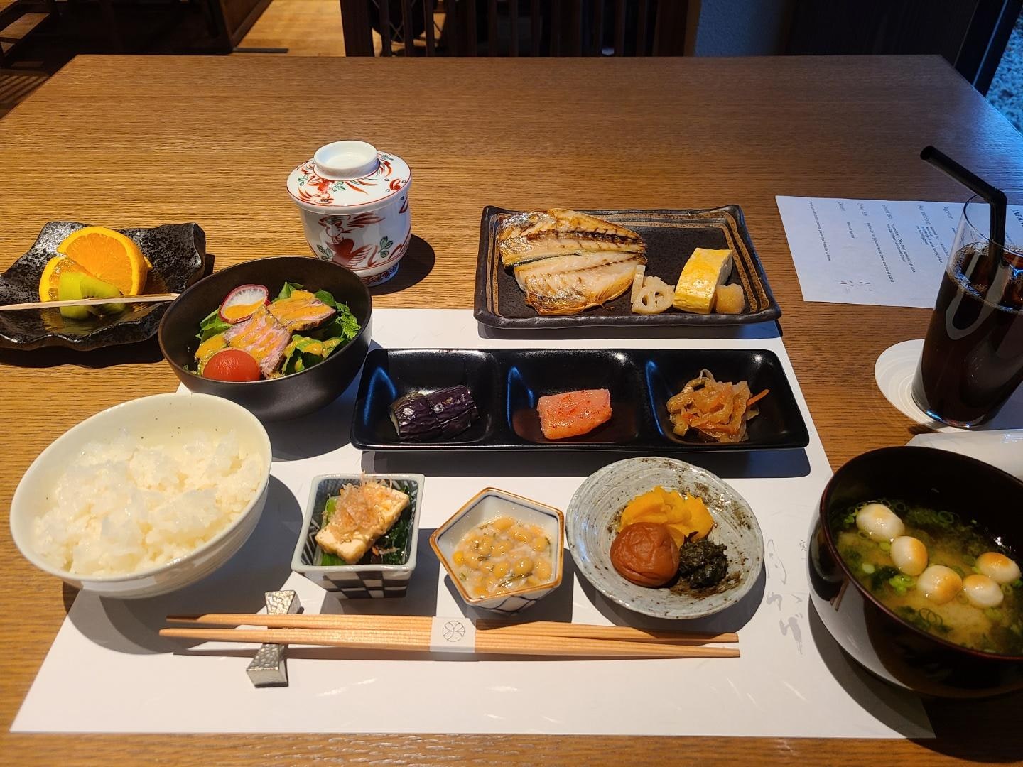 맛있는 일본 가정식 조식.