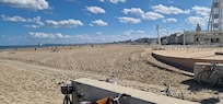 Rimini beach easy accessable with the free bikes from the hotel