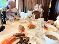 Amazing breakfast buffet. Chocolate chair was sinful!